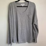 Calvin Klein NEW  Waffle Knit Tee in Gray Photo 2