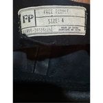 Free People  faux leather black pull on pants sz 4 Photo 4