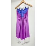 Calypso Christine Celle Purple White Dress XS Spaghetti Strap Photo 3