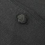 Valerie Stevens Vintage  Cardigan Sz Large Black 100% Merino Wool Granny Sweater Photo 5