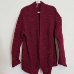 Free People HIGH HOPES OPEN CARDIGAN SWEATER PLUM BLOSSOM COMBO Photo 3