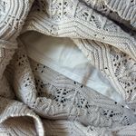 Boho Beige Crochet Maxi Dress Size M Photo 5