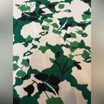 Talbots  Flower Faux Wrap Zip Shirt Top Green White Floral NWOT Size 10 Photo 12