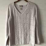 Route 66 90s Vintage Grey V neck Sweater Cable knit Size Large Photo 0