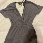 Swimsuit Coverup Romper Gray Size M Photo 1