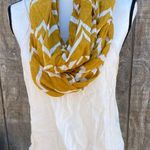 Beautiful yellow/cream colored infinity scarf New 100%rayon percent piece Yellow Photo 0