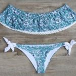 Zaful Floral Off The Shoulder Bikini Photo 0