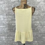 Maurice's  Yellow Solid Peplum Tank Top Photo 2