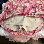 Nike Golf Dri Fit Tan Magenta Tennis Skirt Striped Skort Sz 10 like new Photo 5