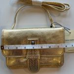 Lucky Brand NWT Lilly Leather Wallet Crossbody Bag Gold Color 8✖️5 in Photo 3