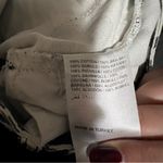 The Ragged Priest  Black and White Wave Psychedelic Groovy Raw Hem Wide Leg Jeans Photo 10