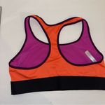 Victoria's Secret Victoria Secret SPORT Women's Pink and Orange Racerback Sports Bra size Large Photo 3