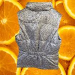 Charter Club  Gray‎ and White Leopard Print Puffer Vest Size Medium Photo 3