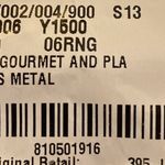 Saint Laurent Chain ID Plaque Ring in Metal Gold size 6 Photo 8