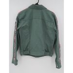 Tommy Hilfiger Denim Green Trucker Jacket with Logo Tape M Size M Photo 2