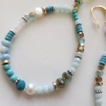 Free People New! FP Avril Stone Dangle Earrings Photo 4