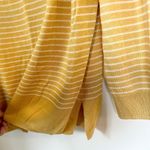 Caslon NWT Colorblock Striped Sweater in Yellow Placed Stripe - L Photo 4