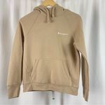 Champion Vintage XS Neutral Beige Hoodie Hooded Pullover Sweatshirt Oat Street Photo 0