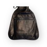 HTF: new Kale 𖦹 Diego Leather Messenger Flap Bag 𖦹 Choc Metallic Suede Lined Photo 4