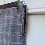 ZARA High Rise Plaid Skinny Stretch Women’s Gray Pants Size 28 Photo 3