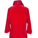 Gretchen Scott NWT Ruffneck Red Silky Velvet Dress Sz M Photo 6