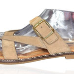 Coach And Four Italy Women's Size 8.5 Shoes Brown Leather Strappy Comfort Sandal Photo 0