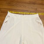 Dress the Population  Women’s XXL White Textured Slit Trousers Pants Chic Classic Photo 2