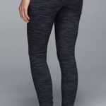 Lululemon Wunder Under Pant in Diamond Jacquard Space Dye Black Deep Coal size 4 Photo 1