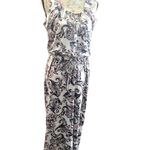 Nina Leonard  Maxi Dress Medium Purple and White Floral Photo 2