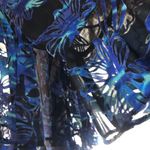 Sheer Blue Floral Kimono Size 22W Photo 8