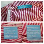 J. McLaughlin J.‎ McLaughlin Pink Striped Ruffle Cold Shoulder Crew Neck Dress Size XL Photo 11