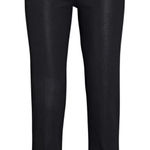 frame denim FRAME Women's Le Sylvie Coated Straight-Leg Jeans Black Noir Photo 0