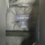 Lands' End Lands’ End XS 2-4 Black Puffer Vest‎ 80/20 Down Feather Fill Nylon Warm Core Photo 2