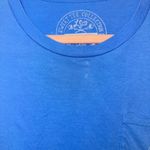 Lauren James Copied -  Blue Graphic One Pocket Tee Shirt Photo 4