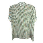 Tuckernuck  The Shirt by Rochelle Behrens Ruffle Short Sleeve Blouse Sz. M Photo 1