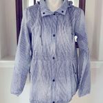 Columbia Colombia Ombré Stripe Light Weight Jacket with/ Removable Hood Size L New w/Tag Photo 4