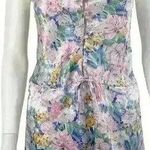 Victoria's Secret Vintage Victoria’s Secret gold label, 90s floral lace trimmed romper; size S Photo 0