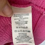 Free People  Ottoman Slouch Tunic Size M Bright Pink Long Sleeve Oversized Ribbed Photo 4