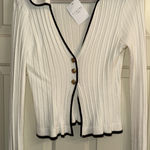 Sky to Moon White sweater top Photo 0