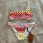 Missoni Mare one-shoulder metallic crochet-knit bikini Photo 5