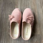 Spenco Celine Slide Raffia Mule Blush Pink Tassel Embellishment – Women’s 6D Size undefined Photo 1