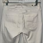 CAbi High Rise Slim Jeans Distressed Stretch Denim White Women’s 0 Photo 7