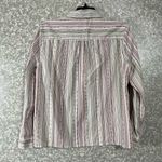 Alfred Dunner Pink Striped Plus Size Button Up Shirt Photo 4