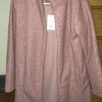 Teddy fur trench coat Pink Size XS Photo 0