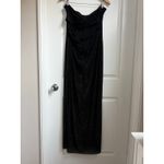 Meshki  Strapless‎ Rose Diamante Maxi Dress in Black Gala Nightout Feminine Photo 2