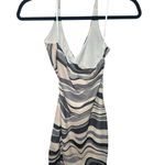 Princess Polly  After‎ Midnight Mini Dress Slim Fit Halter V Neck Ruched Front Photo 1