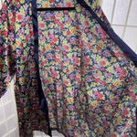 Victoria's Secret Victoria’s Secret Vintage Gold Label Floral Robe & Belt Y2K Sexy Luxury Silky Lg Photo 2