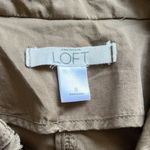 Loft Ann Taylor Olive Tan Utility Jacket Photo 6