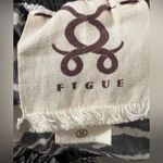 Figue $395 Chevron Striped Long Sleeve Mini Linen Dress Fairy Bohemian Resort XS Photo 3