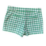 Ann Taylor LOFT‎ Riviera Shorts In Gingham Green And White Checkered Mid Rise 6 NWOT Photo 8